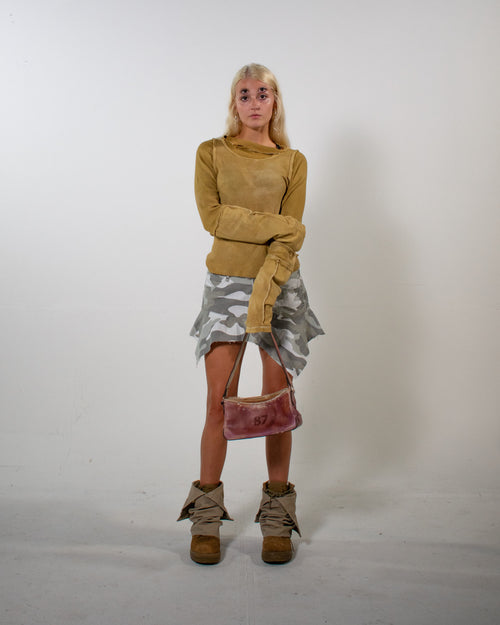 Camo Scrap Skirt