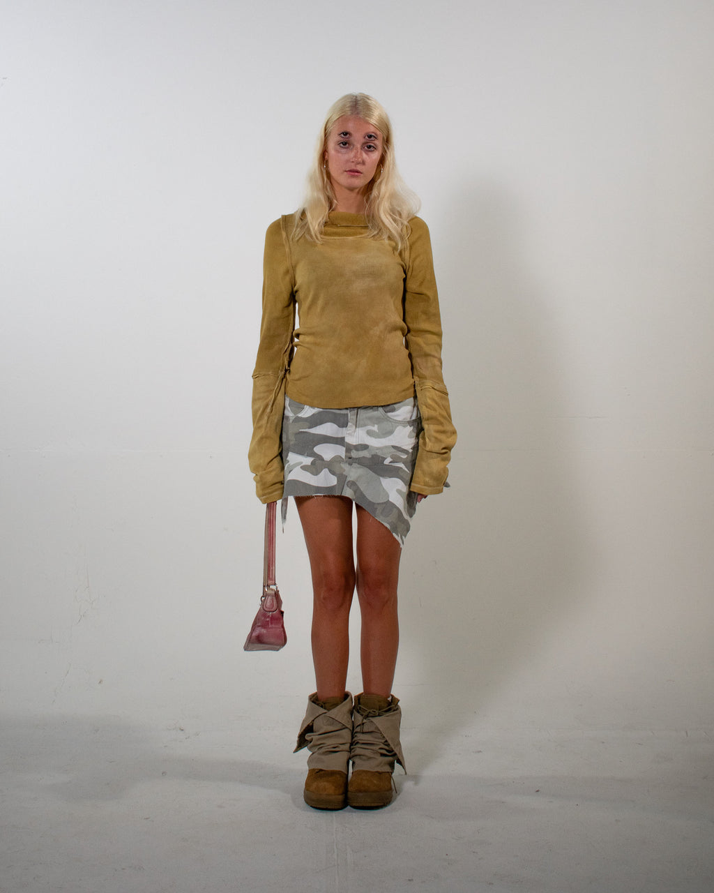 Camo Scrap Skirt