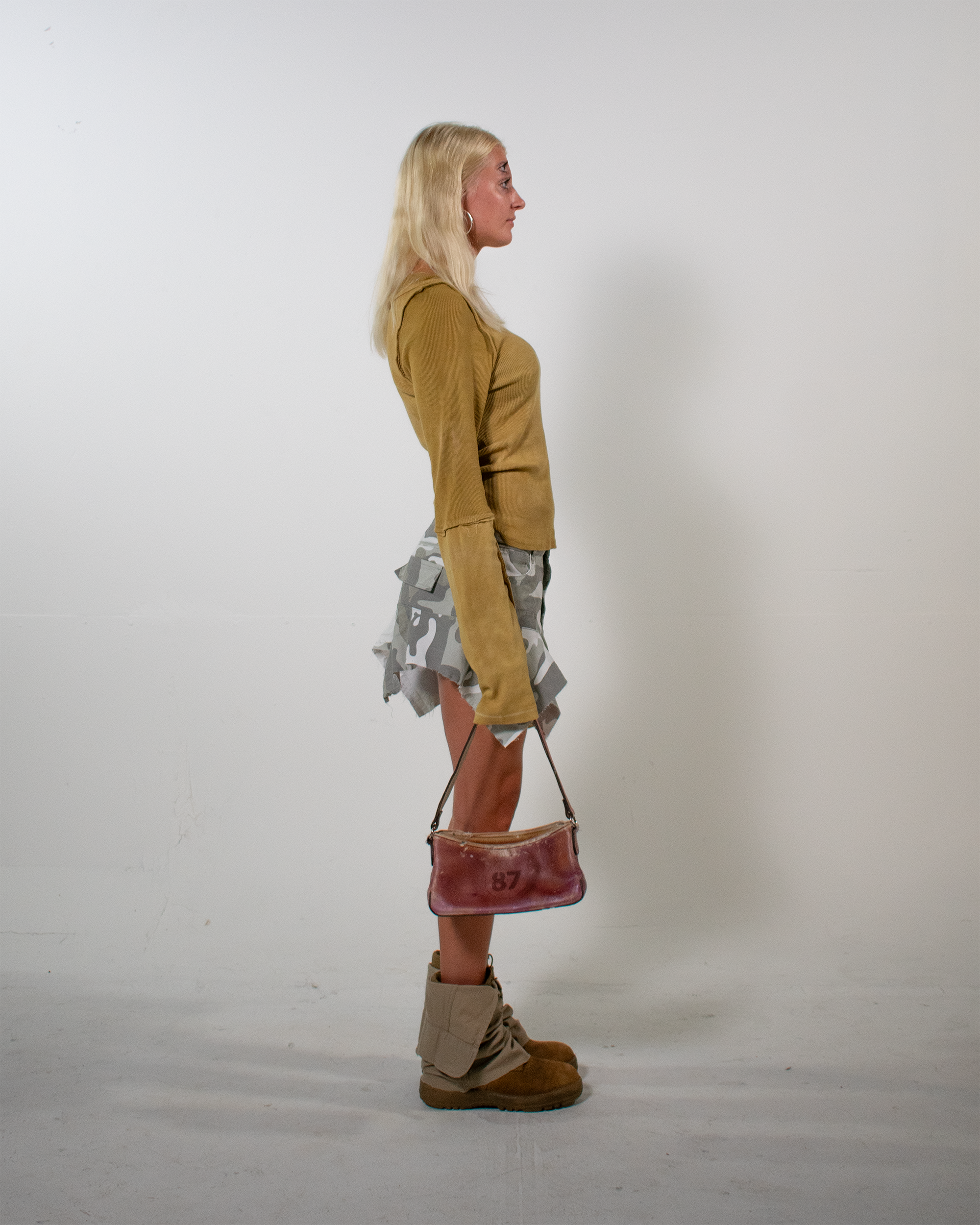 Camo Scrap Skirt