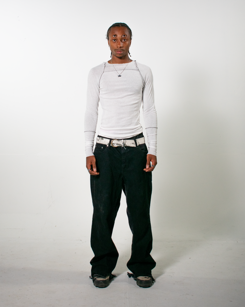Black Baggy Denim