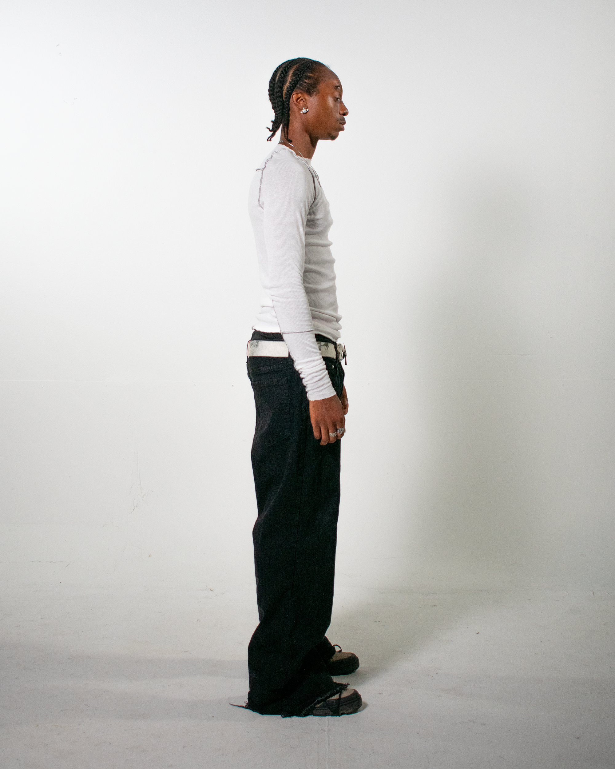 Black Baggy Denim